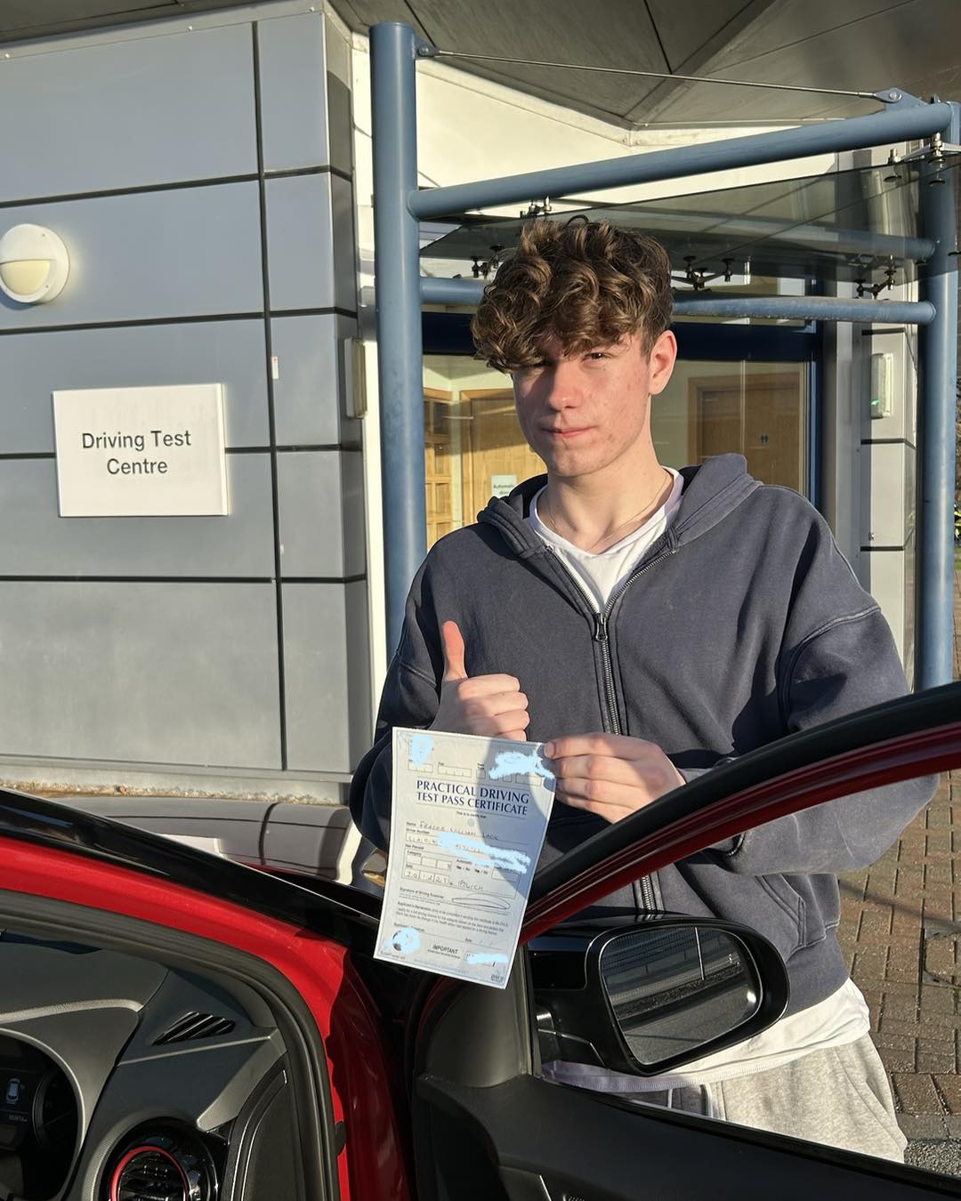 Driving test pass