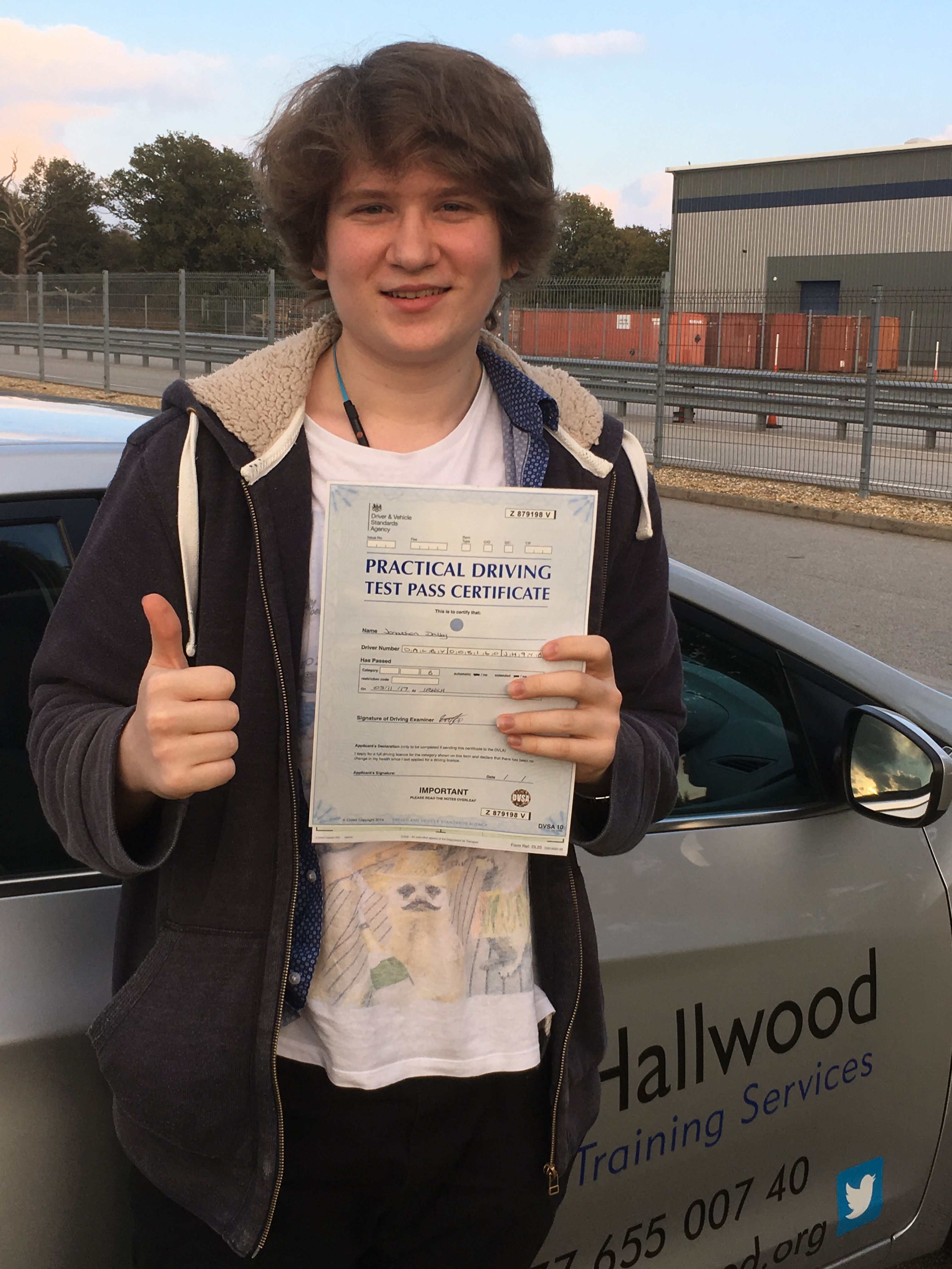 Driving test pass