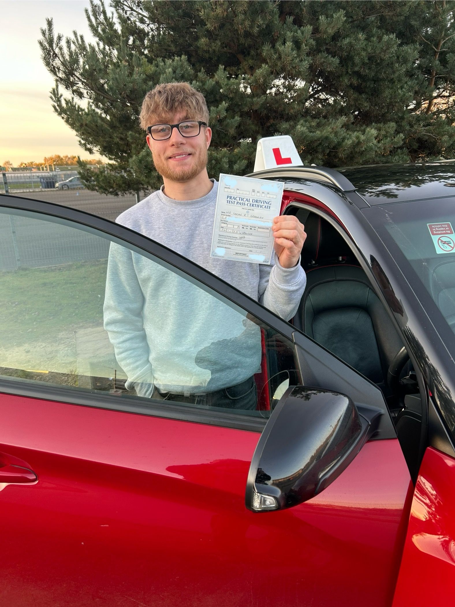 Driving test pass