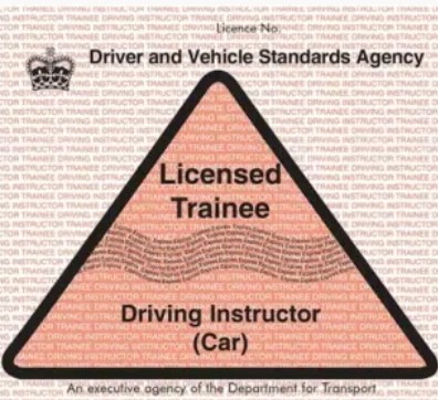 DVSA Licensed Trainee Driving Instructor badge